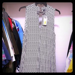 Chelsea & Theodore Black and White Dress